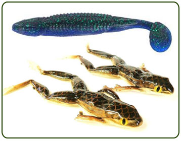 Top Water Lures and Rigs - Floating Soft Plastics