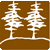 graphic ofoak and pine trees