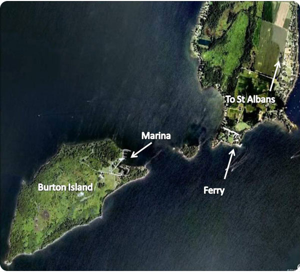 burton island map