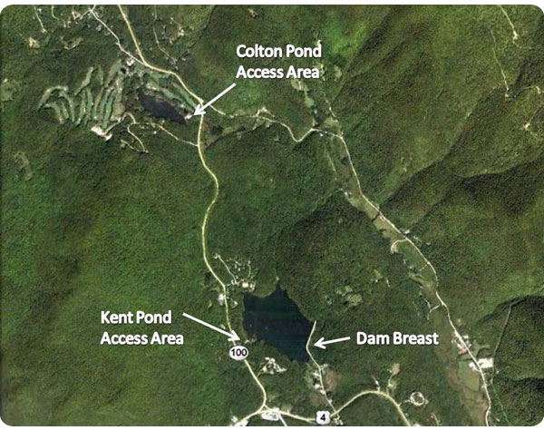 kent and colton pond map