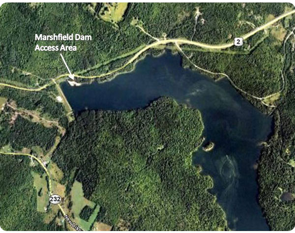 marshfield dam map