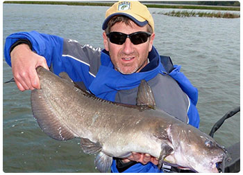 Shawn Good with a catfish