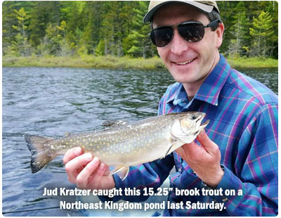 Jud Kratzer with nice brook trout