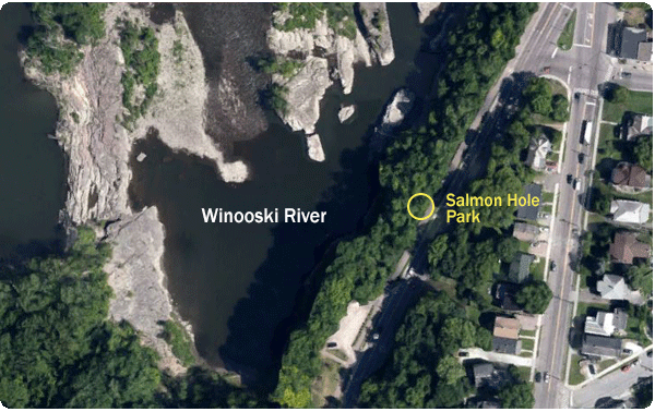 salmon hole map