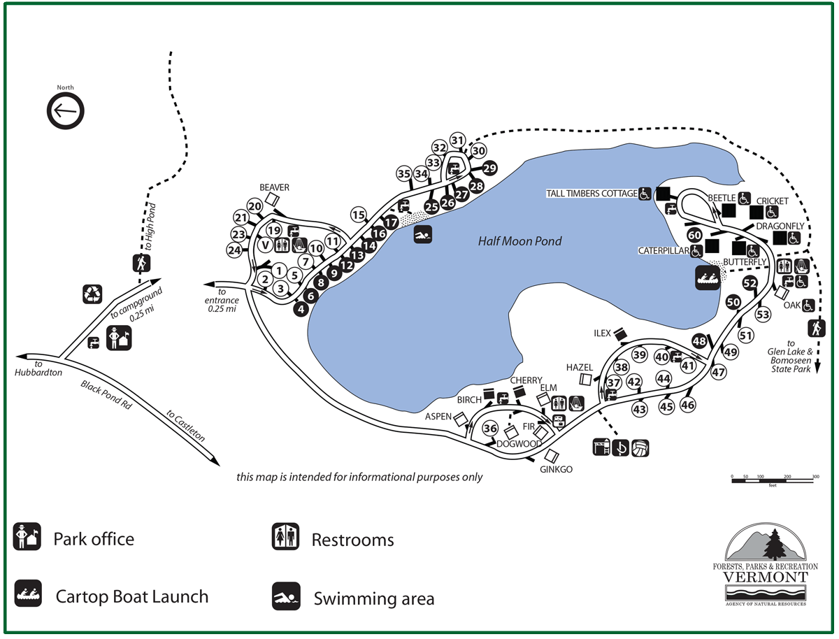 Vermont Lakes And Ponds Depth Charts