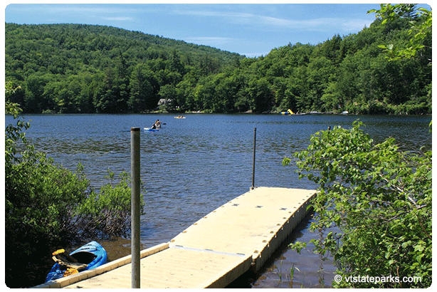 fishing dock on Echo Lake