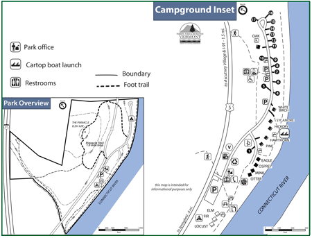 click for larger view of WIlgus State Park map