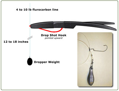 Finesse hooks for wacky worm, split shot, drop shot or live bait