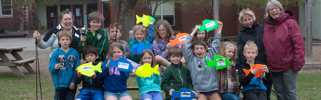 LGF Volunteers with kids