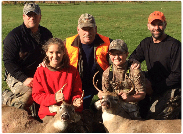 Youths with Deer