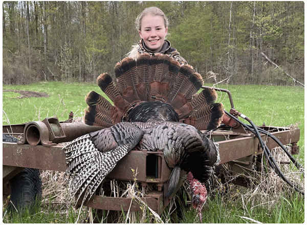 Female Youth with Turkey